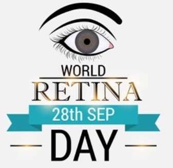 image of Retina Day with an eye at top centre